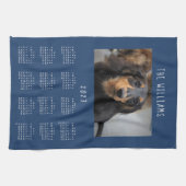 カスタムペット写真2023カレンダー キッチンタオル (横)