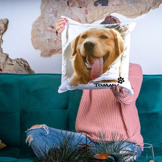 カスタムペット友達の写真&名前装飾用クッションギフト クッション