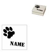 カスタムペット名スタンプ、カスタムペット名スタンプ、ポープリント ラバースタンプ (押印)