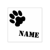 カスタムペット名スタンプ、カスタムペット名スタンプ、ポープリント ラバースタンプ (インプリント)