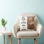 カスタムペット撮パーソナライズされた影犬猫記念 クッション (椅子)