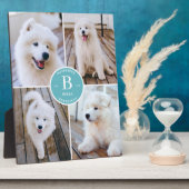 カスタムペット犬の写真コラージュ フォトプラーク (側面)