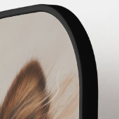 カスタムペット犬の写真 ピックルボールラケット (左詳細)