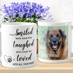 カスタムペット犬の記念撮影 コーヒーマグカップ