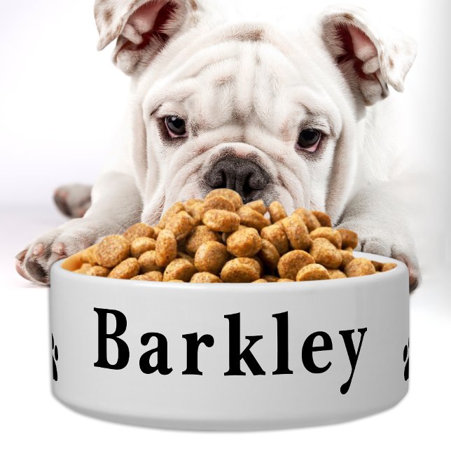 カスタムペット犬パピー可愛い食べパーソナライズされた物水 ボウル (クリエイターアップロード済み)