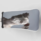 カスタムペット犬フォトプパーソナライズされたット ゴルフヘッドカバー (正面)