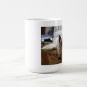 カスタムペット猫フォトコーヒーマグ コーヒーマグカップ (中央)