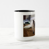 カスタムペット用フォトコーヒーマグ マグカップ (中央)