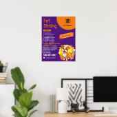 カスタムペット着座事業ポスター ポスター (ホームオフィス)