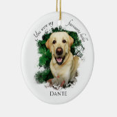 カスタムペット記念お気に入りの君   セラミックオーナメント (右)