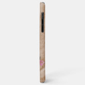 カスタムペット記念パーソナライズされた写真と引用文 Case-Mate iPhoneケース (裏面/左)