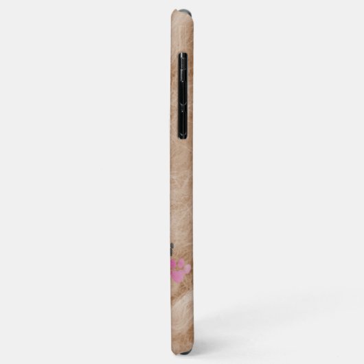 カスタムペット記念パーソナライズされた写真と引用文 Case-Mate iPhoneケース (裏面/左)