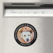 カスタムペット記念ペットロス記念犬の写真 マグネット (インサイチュ (食洗機))