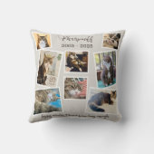 カスタムペット記念撮影・引用文 クッション (裏面)