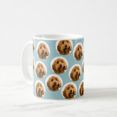 カスタムペット顔マグ | 犬パーソナライズされたの写真ギフト コーヒーマグカップ (正面左)