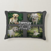 カスタムペット8フォトコラージュ記念記念 アクセントクッション (裏面)