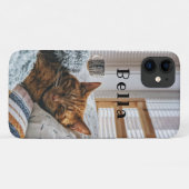 カスタムペット 猫 Case-Mate iPhoneケース (裏面(横))