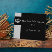 カスタムページェント賞プラーク フォトプラーク (側面)