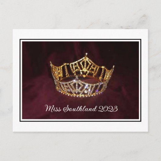 カスタムページャントクラウンポストカード ポストカード (正面)