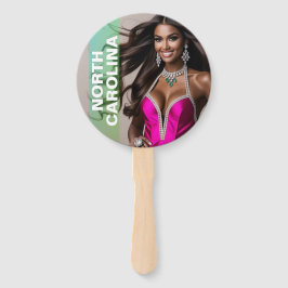 カスタムページャントパドルファン – クラウンデザイン ハンドファン