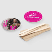 カスタムページャントパドルファン – クラウンデザイン ハンドファン (組立なし)