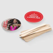 カスタムページャントパドルファン – クラウンデザイン ハンドファン (組立なし)