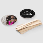 カスタムページャントパドルファン – クラウンデザイン ハンドファン (組立なし)