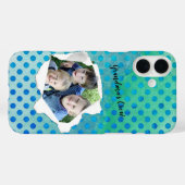 カスタムペーパーホール写真水玉テンプレート Case-Mate iPhoneケース (裏面 (横))