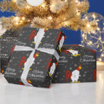 カスタムホグホンレグホンメリークリスマス ラッピングペーパー<br><div class="desc">このをカスタムチェックFoghorn Leghorn Merry Christmas Wrap紙。挨拶と名前を付けカスタムて特別に！</div>
