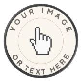 カスタムホッケーパック – デザイン独自 アイスホッケーパック (正面)