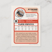 カスタムホッケー取引カード、ヴィンテージプレーヤーカード コーリングカード (裏面)