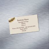 カスタムホットドッグスタンド又はフードカートの名刺 マグネット名刺 (インサイチュ)