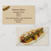 カスタムホットドッグスタンド又はフードカートの名刺 名刺 (正面/裏面)