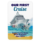 カスタムホテルファースト・クルーズ・キャビンドア マグネット (縦)