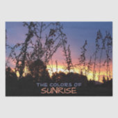 カスタムホライゾンサンライズフォトデコップページ 薄葉紙 (正面)