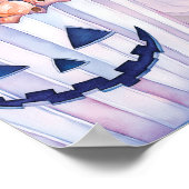 カスタムホラー映画誕生日眠気覚サイン ポスター (角)