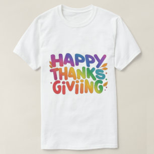 カスタムホリディサンクスギビングデイTシャツ Tシャツ