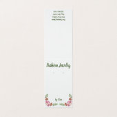 カスタムホリディセルフスタンドイヤリングディスプレイカード 名刺 (外部フラット)