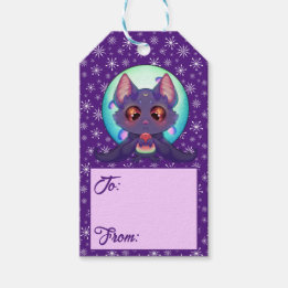 カスタムホリデーこうもりギフトラベル ギフトタグ