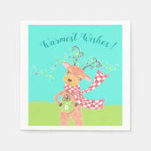 カスタムホリデーカクテル紙 スタンダードカクテルナプキン (正面)