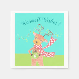 カスタムホリデーカクテル紙 スタンダードカクテルナプキン