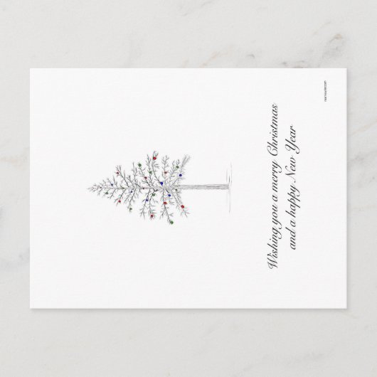 カスタムホリデーカード シーズンポストカード (正面)