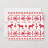 カスタムホリデーギフトクーポンバイオリガミプリント 招待状 (裏面)