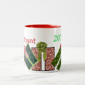 カスタムホリデーコーヒーマグ ツートーンマグカップ (中央)