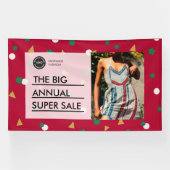カスタムホリデーセール小売割引プロモストア 横断幕 (横)