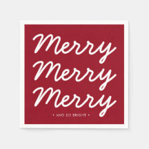 カスタムホリデーレッドメリークリスマス