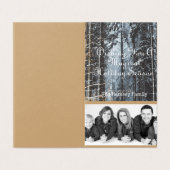 カスタムホリデー写真の冬のシーン (外部フラット)