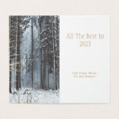 カスタムホリデー写真の冬のシーン (内部フラット)