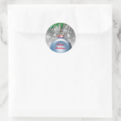 カスタムホリデー封筒用シール ラウンドシール (バッグ)