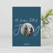 カスタムホリデー クリスマス カード (スタンド正面)